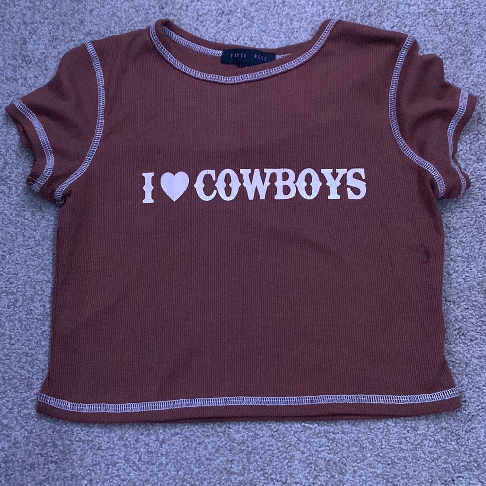 Faded Rose Crop Top